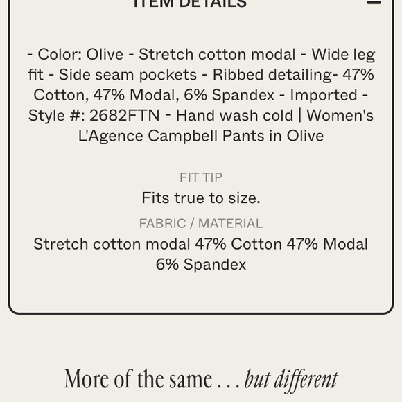 L’AGENCE pant nwt - Picture 4 of 11